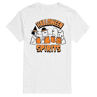 Men's Peanuts Halloween Spirits Graphic Tee