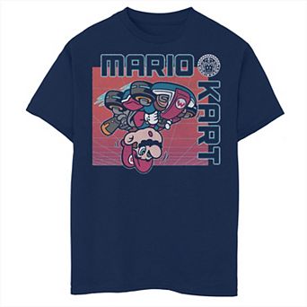 Boys Mario Kart Upside Down Graphic Tee