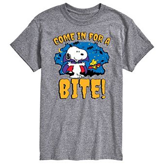 Men's Peanuts Snoopy Come In For A Bite Graphic Tee