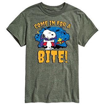 Men's Peanuts Snoopy Come In For A Bite Graphic Tee