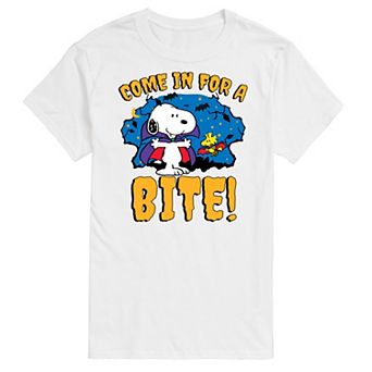 Men's Peanuts Snoopy Come In For A Bite Graphic Tee