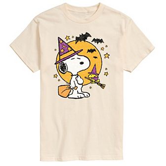 Men's Peanuts Snoopy & Woodstock Witchcraft Graphic Tee
