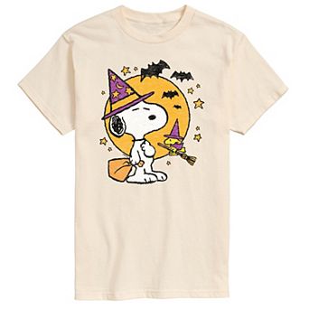 Men's Peanuts Snoopy & Woodstock Witchcraft Graphic Tee