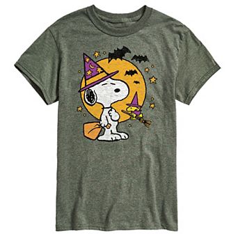 Men's Peanuts Snoopy & Woodstock Witchcraft Graphic Tee