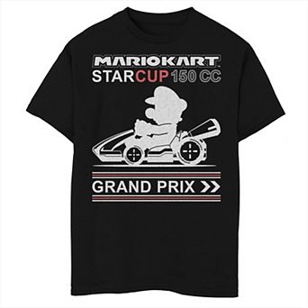 Boys Mario Kart Star Cup 150 CC Grand Prix Graphic Tee