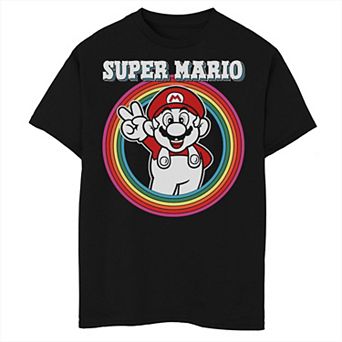Boys Nintendo Super Mario Rainbow Mario Graphic Tee