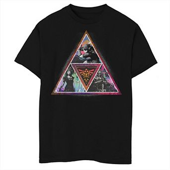 Boys Legend of Zelda Triforce Summer Sesh Colors Graphic Tee