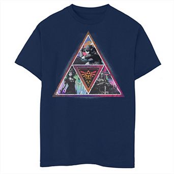 Boys Legend of Zelda Triforce Summer Sesh Colors Graphic Tee
