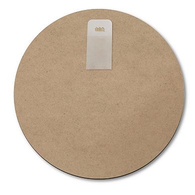 COURTSIDE MARKET Snowberry Wreath Circular Board Wall Art