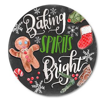 COURTSIDE MARKET Baking Bright I Circular Board Wall Art