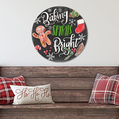 COURTSIDE MARKET Baking Bright I Circular Board Wall Art