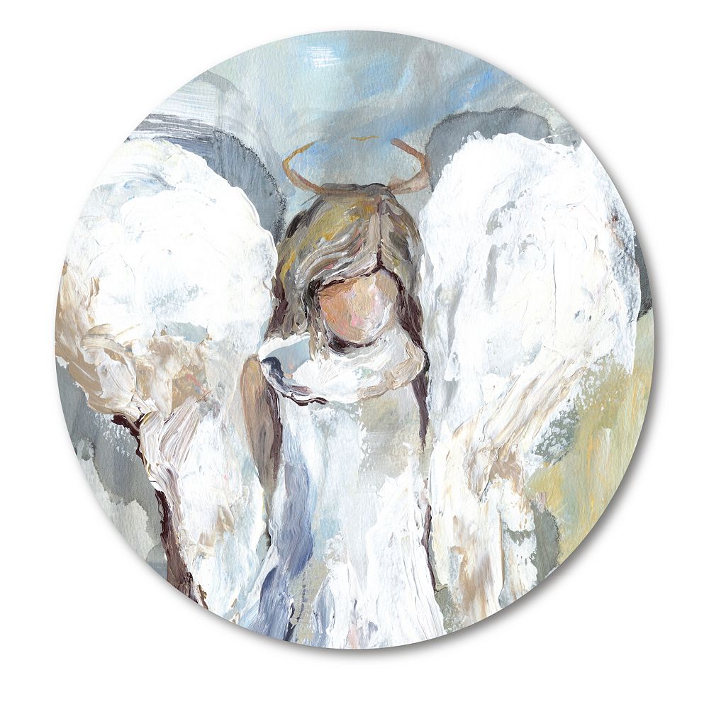 COURTSIDE MARKET Angel Circular Board Wall Art