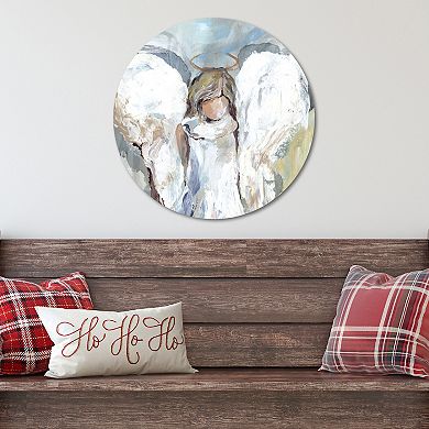 COURTSIDE MARKET Angel Circular Board Wall Art