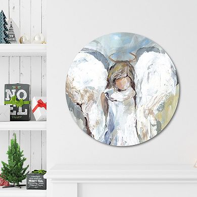 COURTSIDE MARKET Angel Circular Board Wall Art