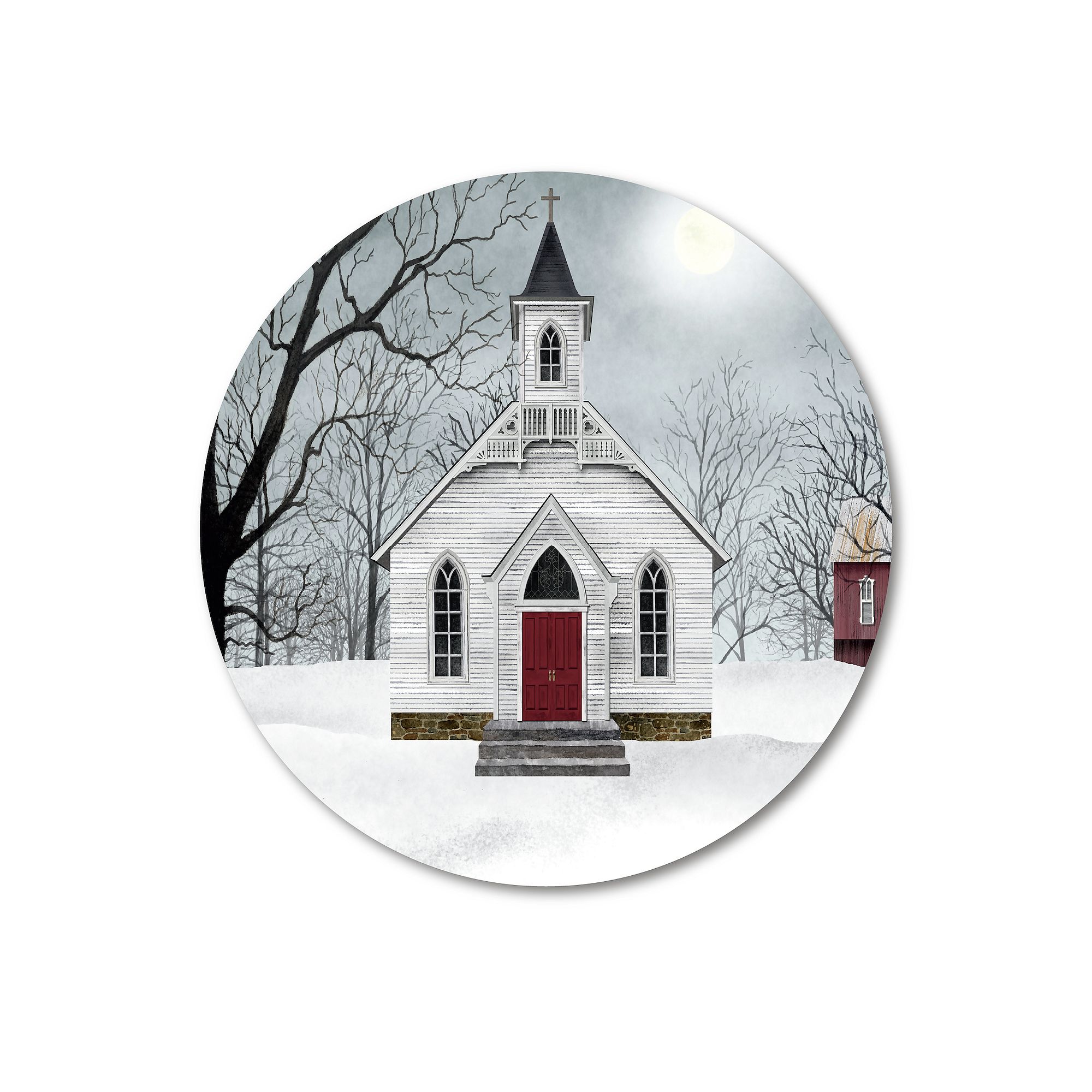 COURTSIDE MARKET Love One Another Circular Board Wall Art, Multi