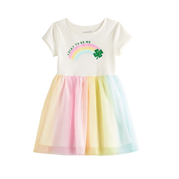 Baby & Toddler Girl Jumping Beans® St. Patrick's Day Tutu Dress