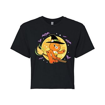 Juniors' Care Bears Unlock The Magic Witch Bear Graphic Tee