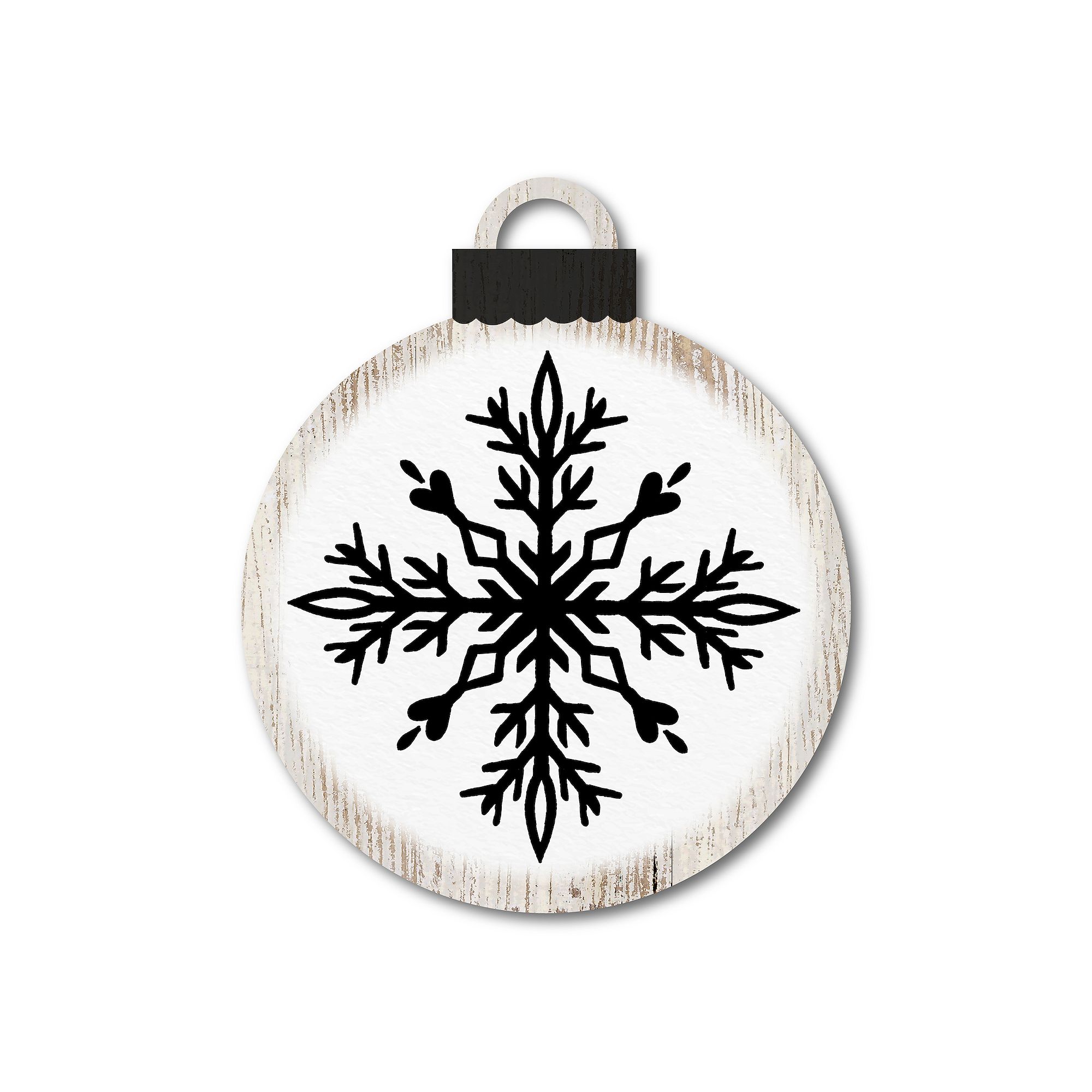 Courtside Market Snowflake II Ornament Board Wall Art, Multi