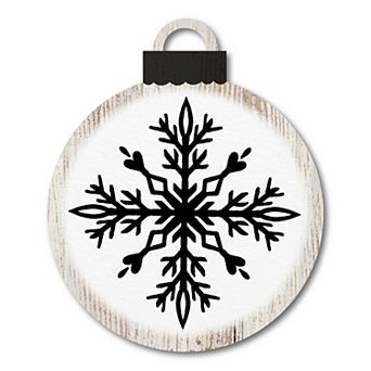 Courtside Market Snowflake II Ornament Board Wall Art