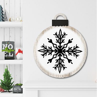 Courtside Market Snowflake II Ornament Board Wall Art