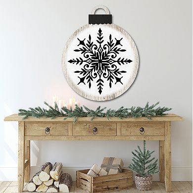 Courtside Market Snowflake II Ornament Board Wall Art