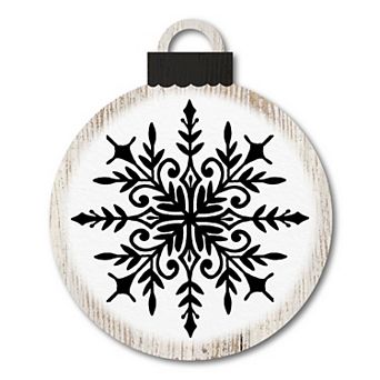 Courtside Market Snowflake Ornament Board Wall Art