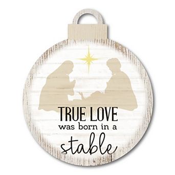 Courtside Market In A Stable Ornament Board Wall Art