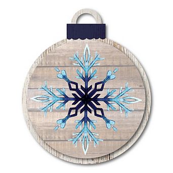 Courtside Market Snowflake Woods II Ornament Board Wall Art