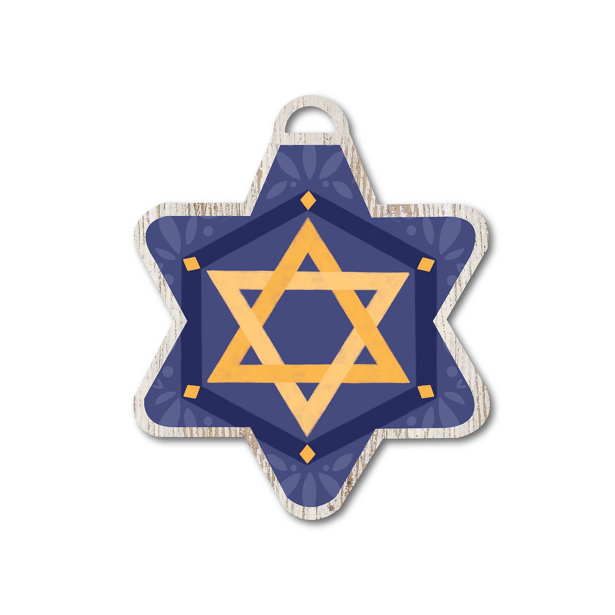 Courtside Market Star Of David Ornament Board Wall Art, Multi