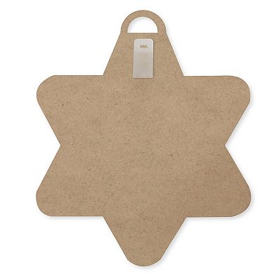 Courtside Market Colorful Menorah Ornament Board Wall Art