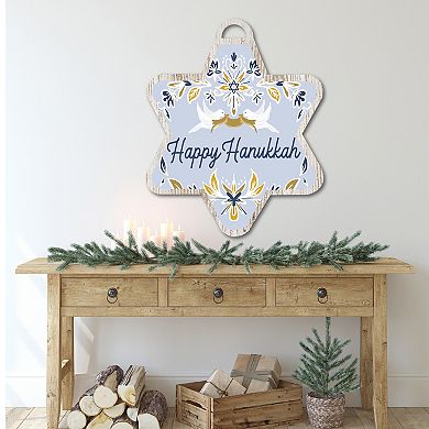 Courtside Market Happy Hanukkah III Ornament Board Wall Art