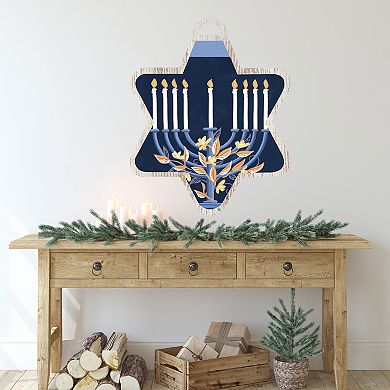 Courtside Market Hanukkah Menorah II Ornament Board Wall Art