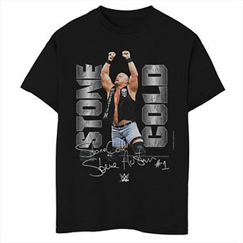 Boys WWE Stone Cold Signature Graphic Tee