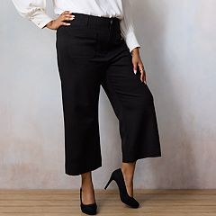 LC Lauren Conrad Knit Pants Curve Hugging Zip Fly Sleek Women's Size 18 