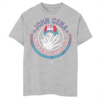 Boys WWE John Cena Never Give Up Logo Graphic Tee