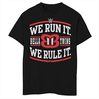 Boys WWE Bella Twins We Run It Rules Graphic Tee