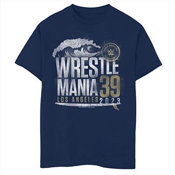 Boys WWE WrestleMania 39 Los Angeles 2023 Wave Graphic Tee