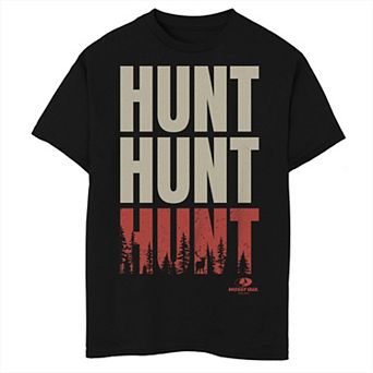 Boys Mossy Oak Hunt Stacked Forest Graphic Tee
