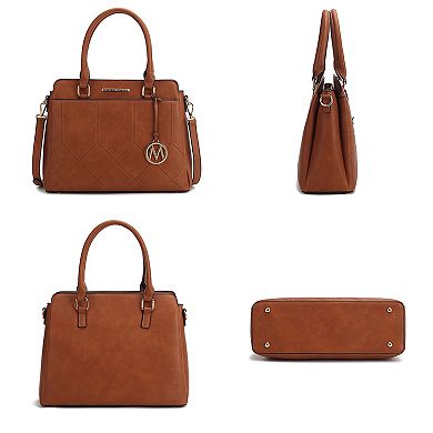 MKF Collection Elodie Triple Compartment Women’s Tote Bag by Mia K