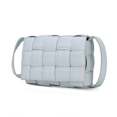 MKF Collection Ginger Woven Womens Crossbody Shoulder Bag by Mia K