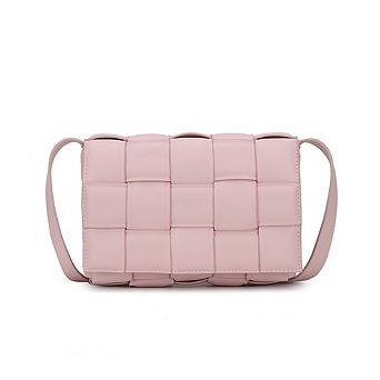 MKF Collection Ginger Woven Womens Crossbody Shoulder Bag by Mia K