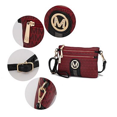 MKF Collection Tarren Signature Crossbody Wristlet by Mia K
