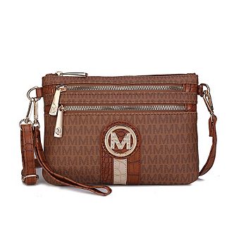 MKF Collection Tarren Signature Crossbody Wristlet by Mia K