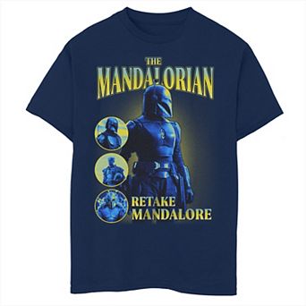 Boys Star Wars The Mandalorian Retake Mandalore Graphic Tee