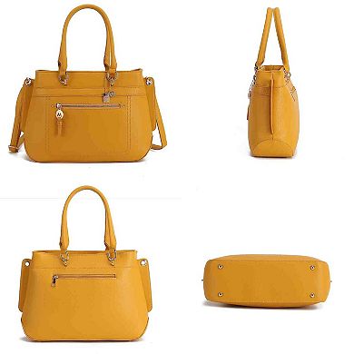 MKF Collection Gardenia Womens Tote Bag with Wallet 2 pieces by Mia K