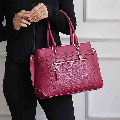 MKF Collection Gardenia Womens Tote Bag with Wallet 2 pieces by Mia K