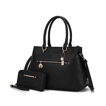 MKF Collection Gardenia Womens Tote Bag with Wallet 2 pc by Mia K