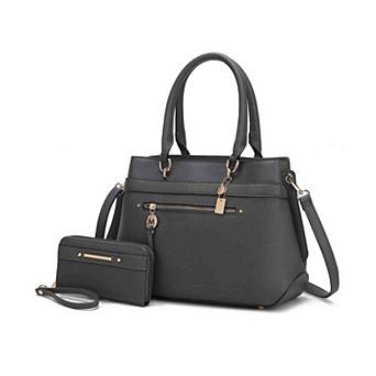 MKF Collection Gardenia Womens Tote Bag with Wallet 2 pc by Mia K