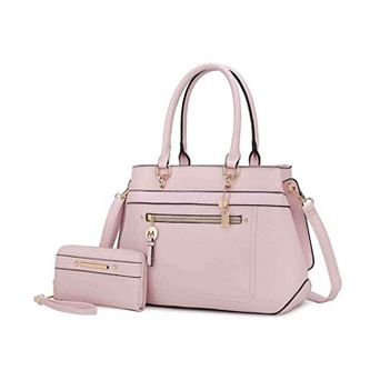 MKF Collection Gardenia Womens Tote Bag with Wallet 2 pc by Mia K