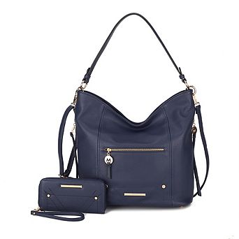 MKF Collection Jordina Hobo Shoulder Bag with Matching Wallet by Mia K 2 pc